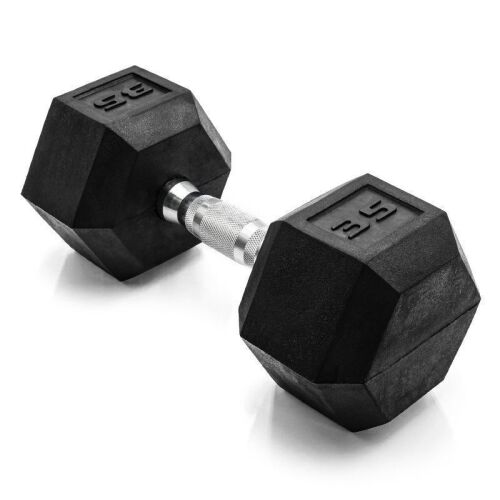 CAP 35lbs Coated Hex Dumbbell with Contoured Handle - Lot 280