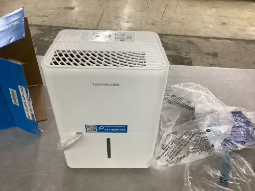 hOmeLabs Dehumidifier Advanced Humidity & Moisture Control, Quiet, Efficient, Auto Shut-off, 1800 sq ft - Lot 167