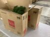 Lot of (2) 24" Pre-Lit Artificial Fir Christmas Wreath w/ Red Bow, LED Lights - Thumbnail 2