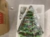Pre-Lit Ceramic Tabletop Christmas Tree with Lights- 15in - Thumbnail 4
