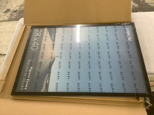 Black Picture Frame 28" x 40" - Lot 655