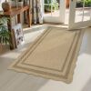 Scalloped Jute Outdoor Rug, 3 x 5 - Thumbnail 1