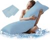 DOWNCOOL Large Body Pillow Insert with Cooling Cover - Thumbnail 1
