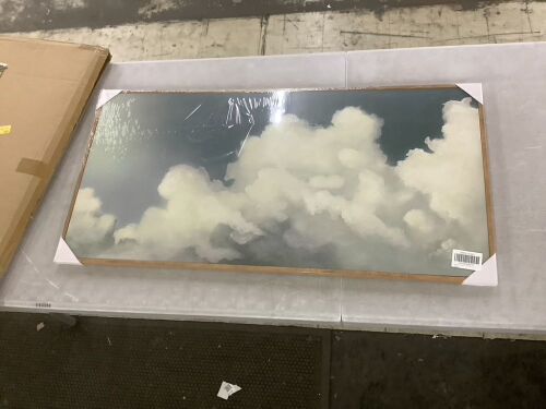Framed Cloud Wall Art - Lot 784