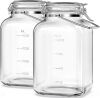 1.5 Gallon Glass Jar with Airtight Lid, 2 Pack - Thumbnail 1