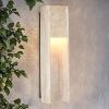 19 Inch Square Travertine Natural Stone Wall Sconce - Thumbnail 1