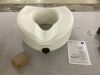 Raised Toilet Seat with Lock - Thumbnail 1