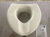 Raised Toilet Seat with Lock - Thumbnail 3