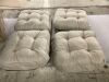 4 Pack Chair Cushions - Thumbnail 1