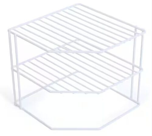 Lot of (3) Smart Design 3-Tier Kitchen Corner Shelf Rack, 9 x 8 in. - Lot 818JF