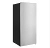 Vissani 7.1 cu. ft. Manual Defrost Convertible Upright Freezer in Stainless Steel Look, Garage Ready - Dented Door - Thumbnail 1