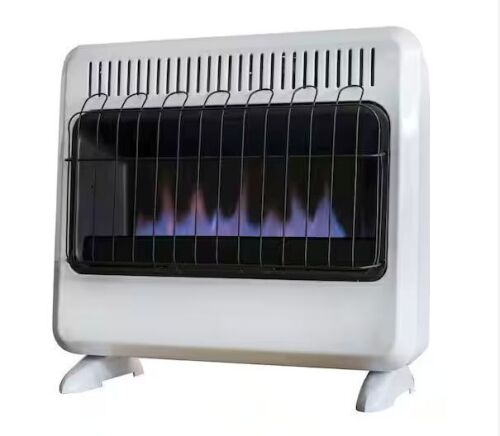 Mr. Heater 30,000 BTU Vent Free Blue Flame Natural Gas or Propane Dual Fuel Space Heater - Lot 68JF