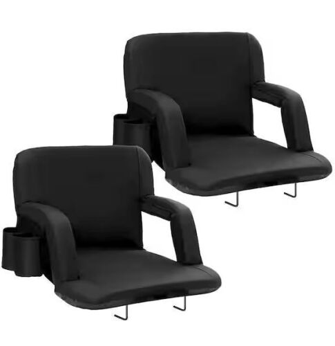VEVOR Stadium Seat with Back Support, 2 Pack - Lot 842JF