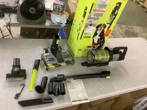 RYOBI 18V ONE+ HP Advanced WHISPER Series Stick Vacuum (Tool Only) - Lot 847JF