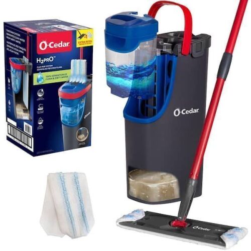 O-Cedar H2prO Microfiber Flat Mop System - Lot 871JF