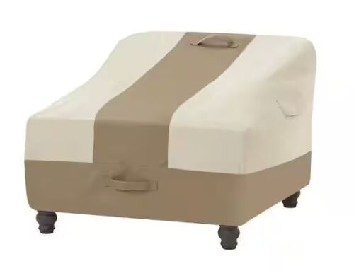 Hampton Bay Outdoor Patio Deep Seating Lounge Chair Cover (2-Pack) - Lot 879JF