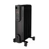 Konwin 1500-Watt Black Indoor Electric Oil-Filled Radiator Convection Radiant Space Heater with Remote Control - Thumbnail 1