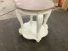 Signature DESIGN BY ASHLEY Realyn 26 in. 2-Toned Round Wood End Table - Small Blemish on Edge - Thumbnail 5