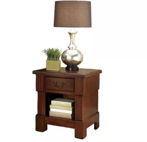 Aspen 1 Drawer Cherry Night Stand, 22 in. x 18 in. x 24 in. - Lot 50JF