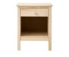StyleWell 1-Drawer Unfinished Natural Pine Wood Nightstand (25 in. H x 20 in. W x 16.5 in. D) - Thumbnail 1