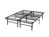 14" Full Heavy Duty Foldable Bed Frame with Steel Metal Slats - Thumbnail 1