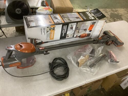 Shark Rocket Bagless Corded Washable Filter Stick Vacuum Cleaner for Hard Floors/ Rugs with Powerful Pet Hair Pickup in Orange - Lot 905JF