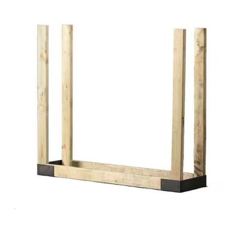 Shelter Adjustable Black Log Rack Bracket Kit - Lot 912JF