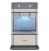 Vissani 34 lbs. Countertop Portable Nugget Ice Maker with Automatic Cleaning in Stainless Steel - Thumbnail 1