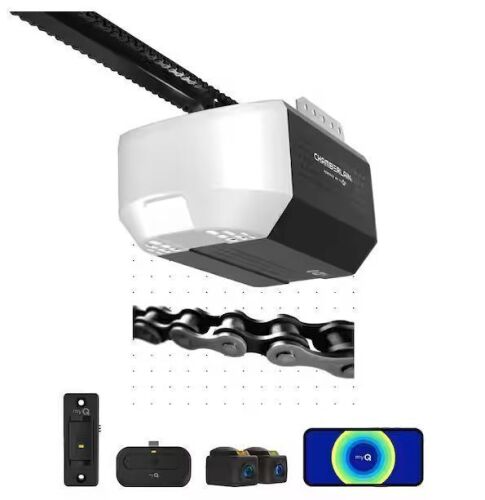 Chamberlain 1/2 HP Smart Chain Drive Garage Door Opener - Lot 37JF