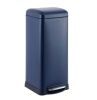 happimess Betty Retro 8-Gal. Step-Open Trash Can, Denim Blue - Thumbnail 1