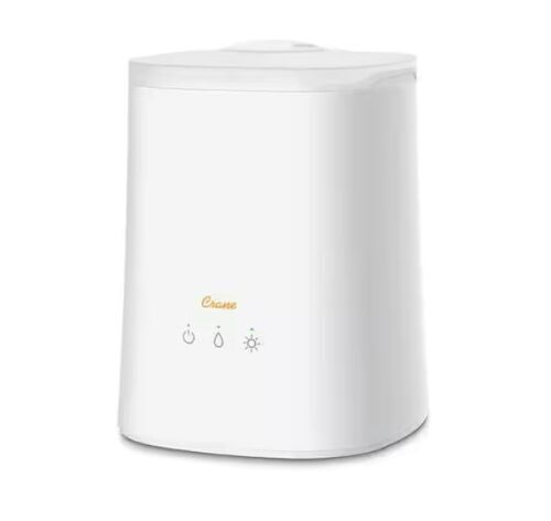 Crane 1.2 Gal. Cool Mist Top Fill Humidifier & Aroma Diffuser for Medium to Large Rooms up to 500 sq. ft - Lot 943JF