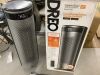 DREO 1500-Watt 20 in. Indoor Portable Ceramic Convection Electric Space Heater, 70° Osc w/Remote, 3-Heat Levels in Silver - Thumbnail 3