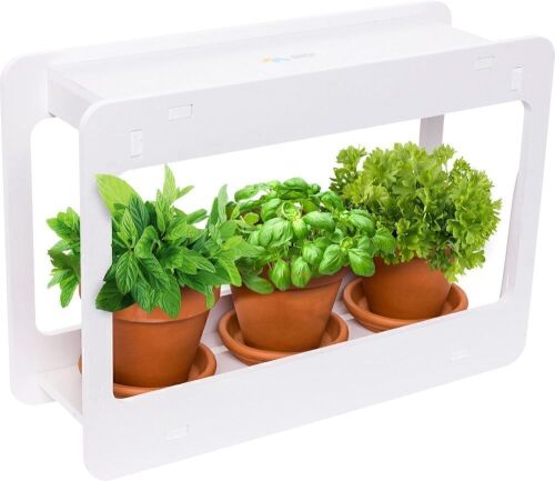 Case of (10) Mindful Design LED Indoor Herb Garden, White - Lot 700A