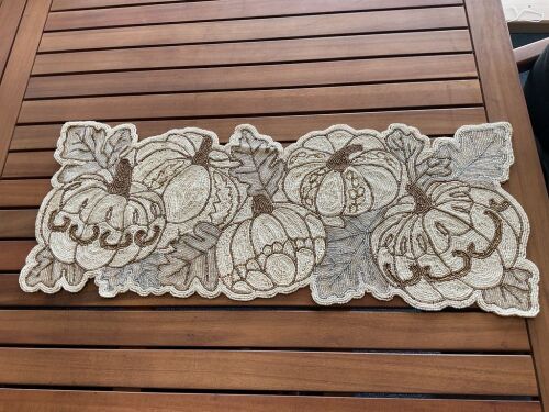 Beaded Table Runner - Lot 81