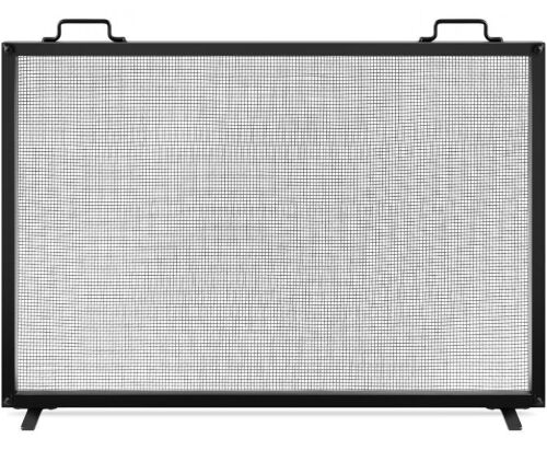 Single Panel Mesh Fireplace Screen - Lot 84