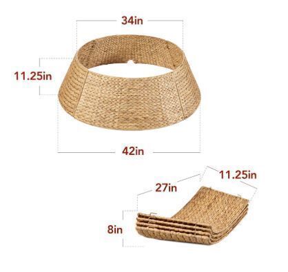 BCP Woven Hyacinth Christmas Tree Collar - Lot 94