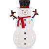 Lighted Pop-Up Snowman Outdoor Christmas Decoration w/ LED Lights - Thumbnail 1