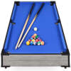 Tabletop Billiard Set, Pool Arcade Game Table w/ 2 Cues, Storage Bag - 40in - Thumbnail 1