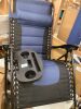 Zero Gravity Chair, Folding Recliner w/ Headrest, Side Tray - Thumbnail 1