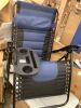 Zero Gravity Chair, Folding Recliner w/ Headrest, Side Tray - Thumbnail 1