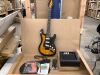 Beginner Electric Guitar Kit w/ Case, 10W Amp, Tremolo Bar - 39in - Thumbnail 2