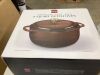 Cast-Iron Dutch Oven Kitchen Cookware w/ Enamel, Handles - 6qt - Thumbnail 2