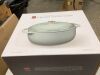 Cast-Iron Dutch Oven Kitchen Cookware w/ Enamel, Handles - 6qt - Thumbnail 2
