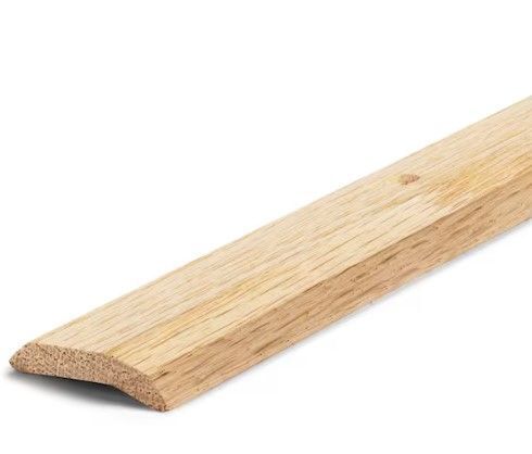 Set of 4 - Oak Hardwood 1-7/16 in. x 72 in. Carpet Trim Transition Strip - Lot 7024