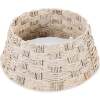 Basket Woven Hyacinth Christmas Holiday Tree Collar - 24in - Thumbnail 1