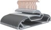 50-Pack Slim S-Shaped Plastic Hangers with Non-Slip Grips – Space-Saving Gray Hangers for Delicate Necklines, Fits Shirts, Dresses & Coats in Closet/Dorm Organizers - Thumbnail 1