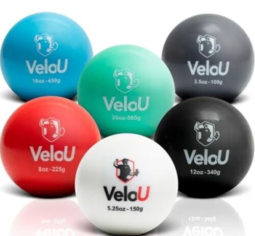 6 Ball Set Weighted Baseballs | Increase Throwing Velocity and Arm Strength - Lot 7105