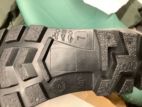 Waders Bootfoot Waterproof Nylon/PVC with Non-Slip Boots - Lot 7161