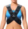 Weighted Vest for Women with Reflective Strips – Fixed 8lbs, Adjustable 4-10lbs (4 in1) or Adjustable10-16lbs (4 in 1), Strengthen Muscles, Boost Bone Health, and Burn More Calories for Workout - Rucking Vest - Thumbnail 1