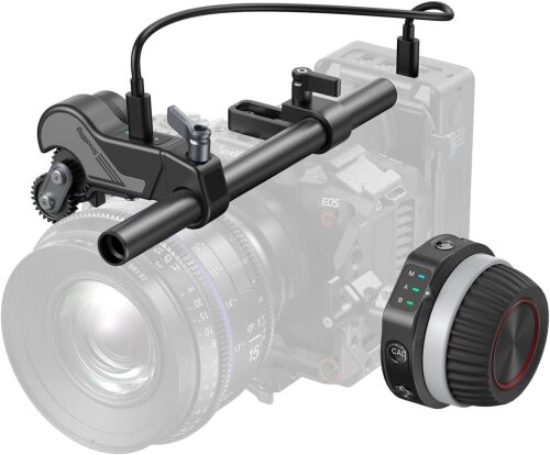 SmallRig Wireless Follow Focus Kit (Lite) with Handwheel Controller & Receiver Motor, A/B Stops & 15mm Rod Clamp, Compact Design, Widely Compatible with Cinema and Zoom Lenses with High Damping - Lot 7178